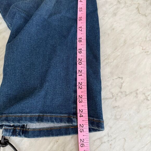 DG2 by Diane Gilman Laced Hem Ankle Skinny Jeans size 24PW NWT - Picture 9 of 9